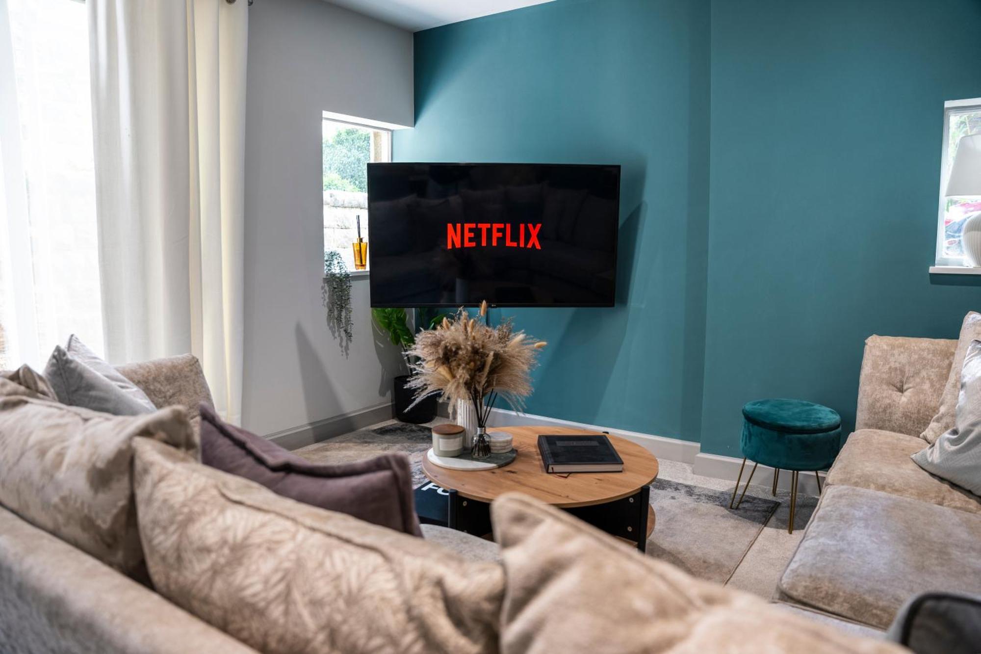 Spring Mount Huge Luxury Full Apartment- Harrogate Centre-Two Extremely Comfy Kingsize Bedrooms-Fully Equipped Modern Kitchen-Cosy Living Room With Huge Tv Exterior foto
